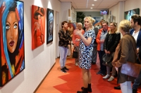 Opening schilderije tent Moniek van Veldhoven
