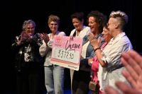 Cheque Stichting met je Hart Bij Harrie Sijbers